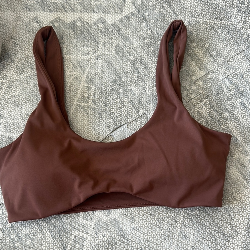 Women's Brown Athletic  Top